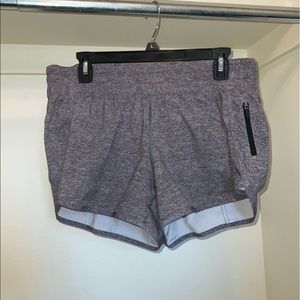 Lululemon Tracker Low-Rise Lined Short 4” / Heather Lux Multi Black